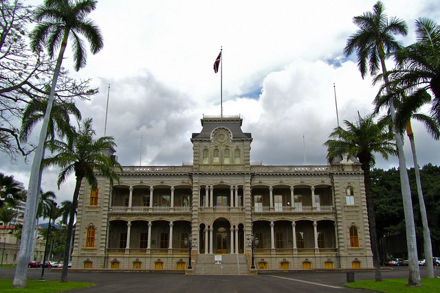 Iolani Palace, Honolulu, Oahu, Hawaii