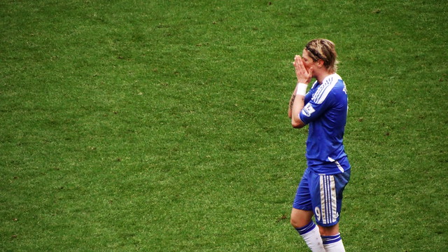 Fernando Torres' disappointment