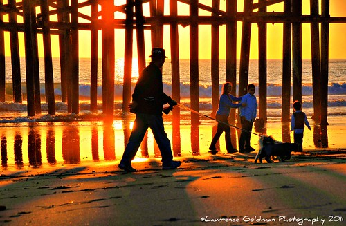 sunset reflections photography surf silhouettes lifestyle images beaches pilings venturabeach southerncalifornia sunsetlight ventura goldenhour dogwalking activities venturapier nikond90 lawrencegoldman lhg11
