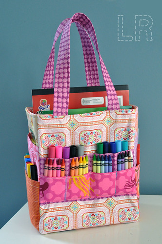Art Caddy Tote » LRstitched | Lindsey Rhodes