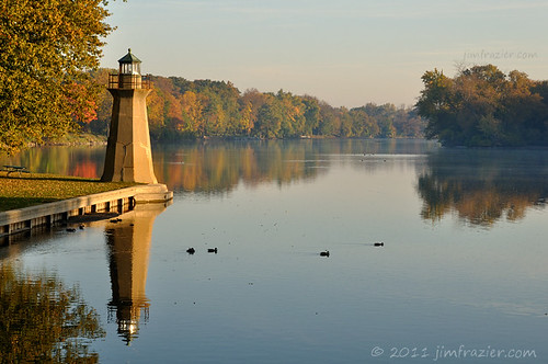 Looking North on the Fox River - Fall I