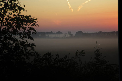morning mist fog sunrise ottawa 2011