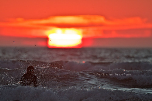 ocean california sunset beach pacific distorted surfer surfing morrobay sanluisobispo settingsun