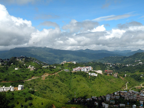 sky cloud india green nature landscape view hills aizawl incredibleindia