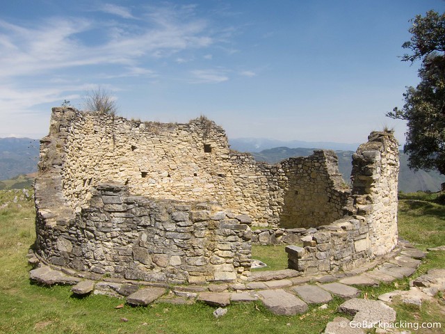 Ruins of one of the 400 structures within the fortress walls