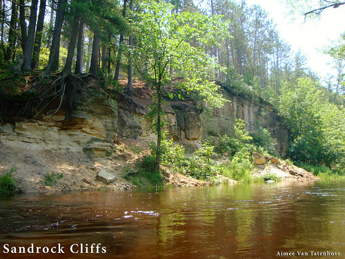 st river sandstone cliffs croix sandrock