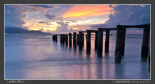 sunset beach sony penang tamron hitech mainland 2011 gnd nd8 1750mm 1750mmf28 goldenblue a580 hitechfilter 09s sonya580 pantaitelukmolek