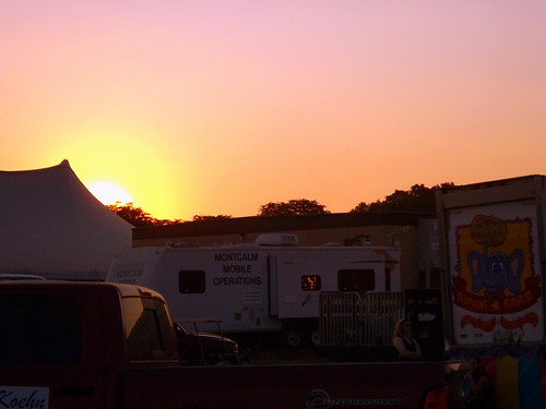 sunset sky festival mi truck evening fairgrounds dusk michigan fair pickuptruck trailer countyfair greenville 4hfair montcalm4hfair montcalmmobileoperations