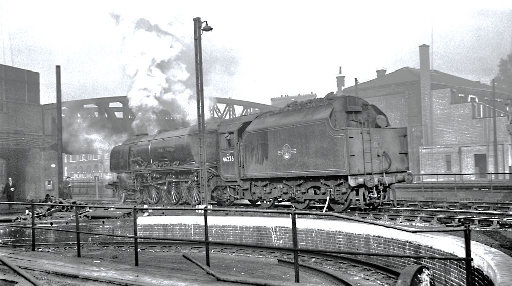 46226 Duchess of Norfolk on Camden Shed 8th November 1959 by John Wiltshire