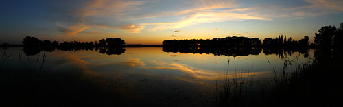 park sunset sky reflection canon print alberta slideshow sunsetlake