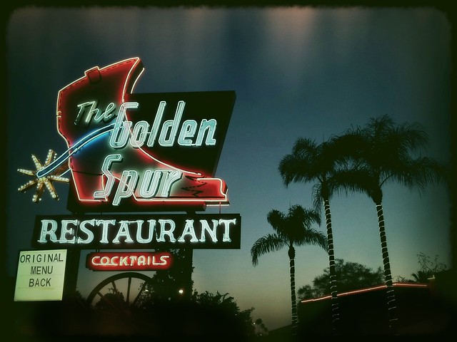 The Golden Spur Restaurant - 1223 East Route 66, Glendora, California U.S.A. - July 10, 2011