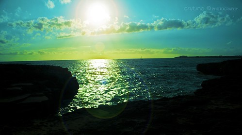 sunset sea españa sun sol beach canon atardecer mar twilight spain playa crepusculo menorca platja explored