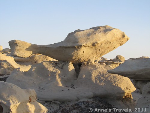 Rock formations in the Bisti Wilderness, New Mexico