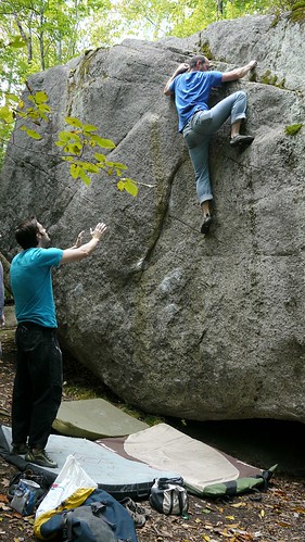 rock adirondacks climbing v3 bouldering thrustfault mckenziepond matttookthis