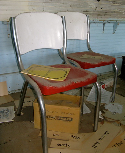 red abandoned rural chairs decay schools dust decrepit abandonedschools maudlowmontana