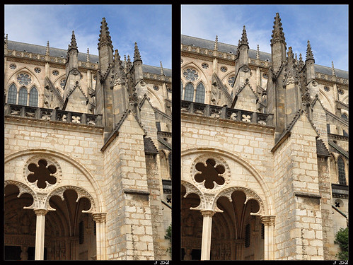 sculpture france church monument architecture bourges stereoscopic stereogram 3d crosseye crosseyed cathédrale cher stereoview stereopair chacha patrimoine stereoscopy crosseyes stereographic xeyes crossview d90 xview
