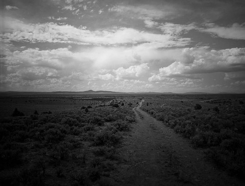 blackandwhite bw mountains newmexico film clouds 35mm mediumformat landscape scanner roadtrip scan 120film trail analogue 6x45 cloudscape photoworks riograndegorge fujiacros100 epsonv700