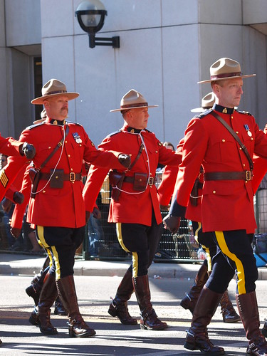 RCMP Mounties at Calgary Stampede Parade