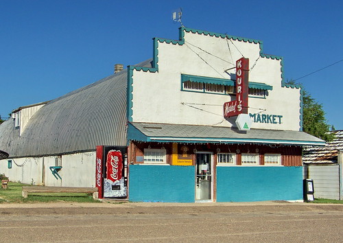 blue red white canada color colour building green shopping afternoon cocacola sk prairie saskatchewan groceries 2011 mankota canadagood thisdecade
