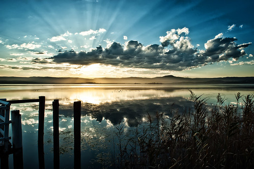 sunset lake pentax steev illawarra lakeillawarra k200d steveselbyphotography