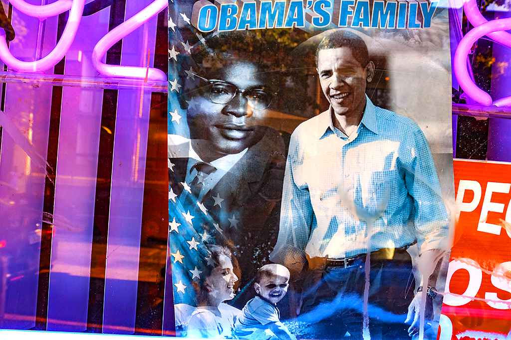 Obama-poster-inside-beauty-salon's-window--South-Street