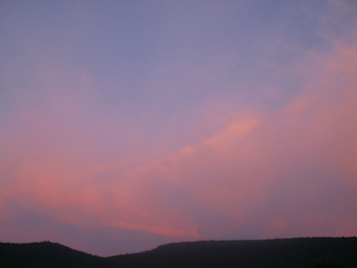 sunset sky cloud clouds evening cirrus
