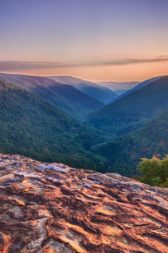 park light sunset mountains rock scenic westvirginia valley blackwater overlook hdr lindypoint