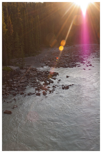 park sunset river nikon jasper falls national athabasca d90 1755f28