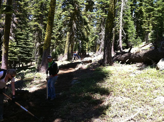 REI volunteer on Mills Peak Trail | Explore Sierra Buttes Tr ...