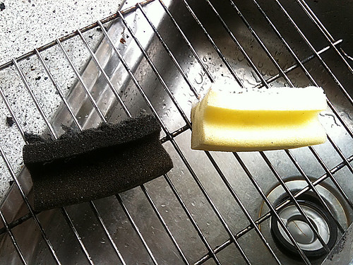 I have not lost a sponge, I have gained a clean BBQ... And binned a sponge.