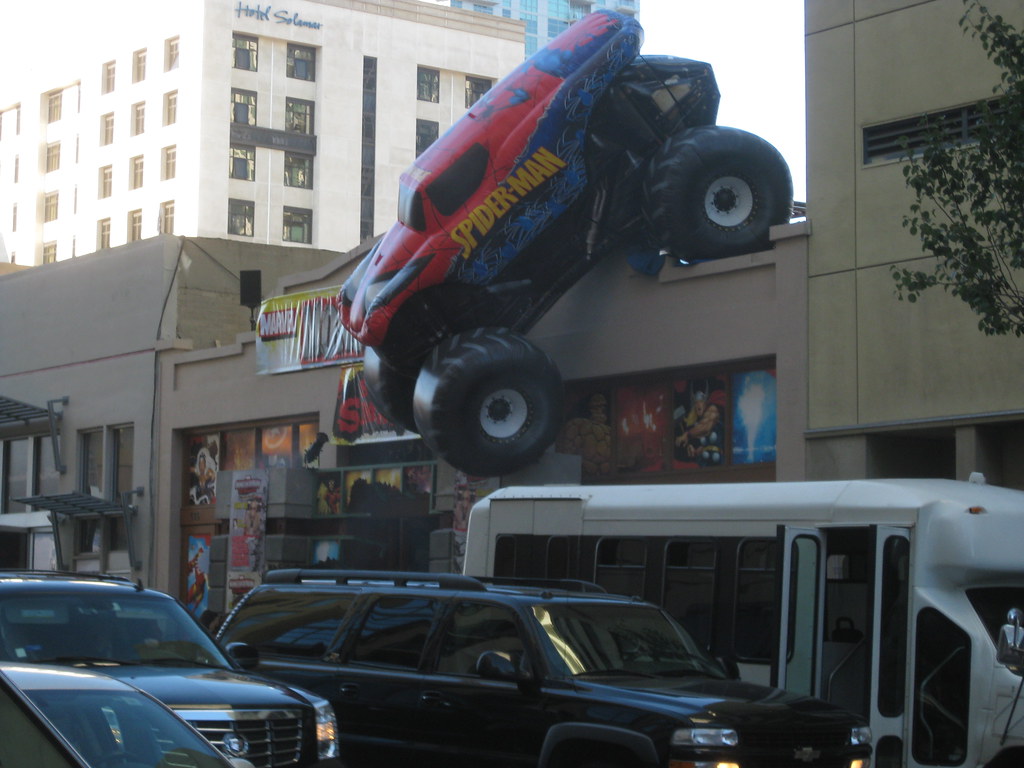 Marvel Monster Trucks On 6th. This is the same
