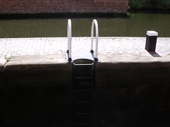 Birmingham & Fazeley Canal - BT Tower - ladder
