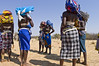 Mucubal women during a festivity near Virei, Angola