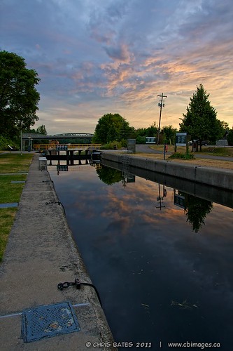 sunset ontario canada clouds landscape alberta works locks waterway youngspoint trentsevern