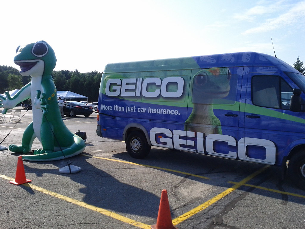 GEICO van and gecko, from GEICO's Flickr stream