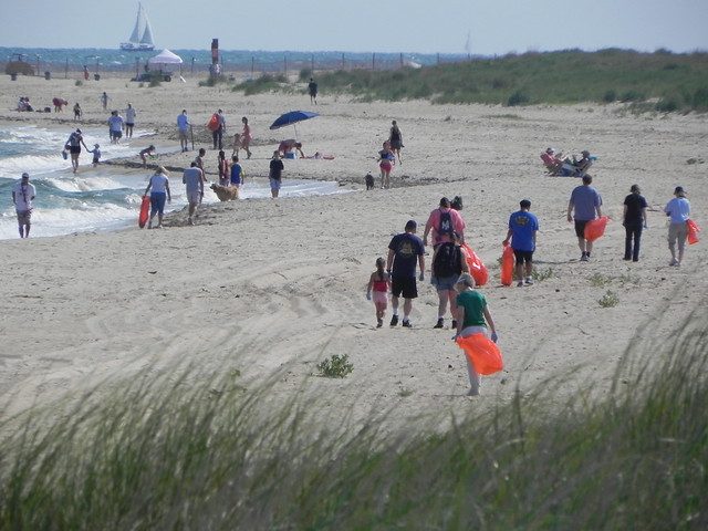 First Landing usually has the largest turnout for Clean the Bay Day