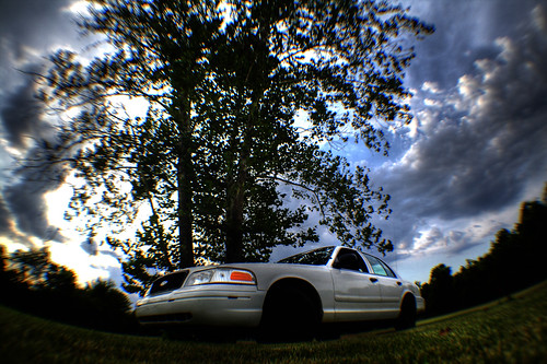 sunset ford car automobile police victoria crown arkansas hdr hardy interceptor p71