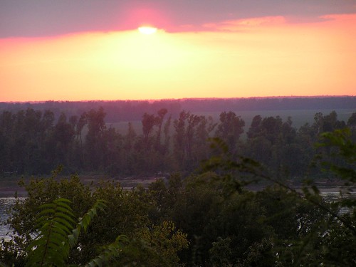 sunset mississippiriver