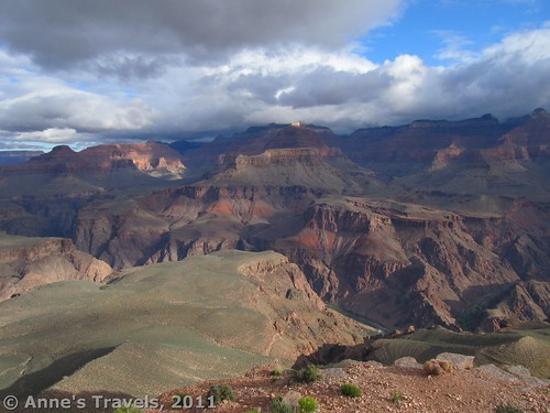 Sun-dappled views along the South Kaibab Trail, Grand Canyon National Park, Arizona