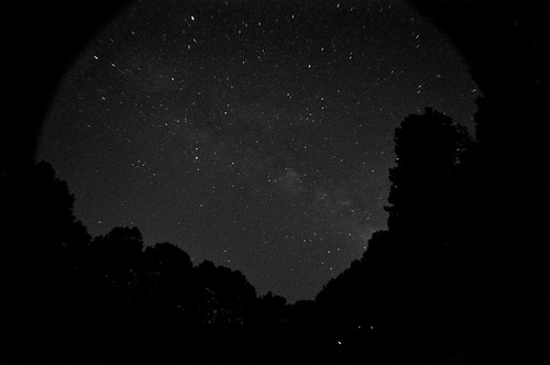sky night way lens stars nikon long exposure time horizon fisheye galaxy milky constellation d500