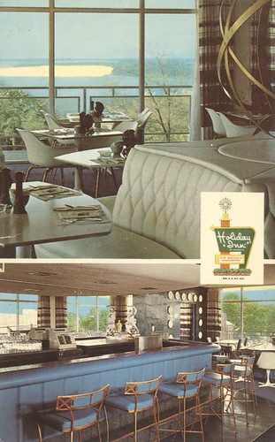 vintage memphis tennessee postcard motel holidayinn