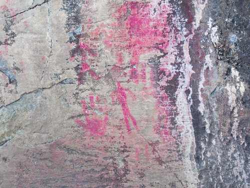 detail of part of the rock painting