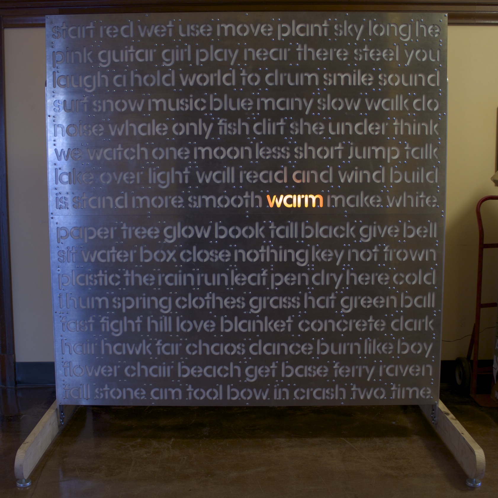 Word Wall - Testing LED Strips