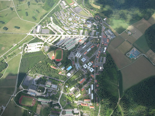 germany bayern deutschland bavaria deu kaserne luftbild airview unterfranken aerialpicture airpicture badneustadt rhöngrabfeld bundeswehrkaserne lagerhammelburg