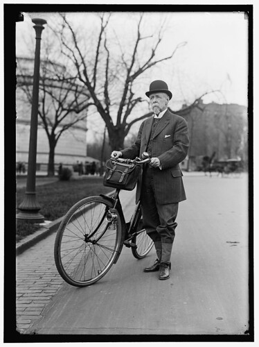 Alvey Adee of Dept of State & Bicycle