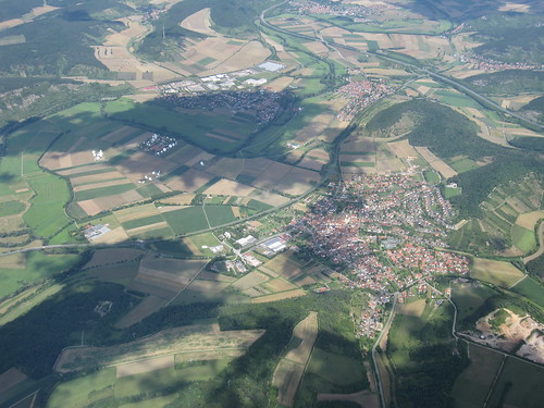 city germany bayern deutschland bavaria stadt deu luftbild airview hammelburg unterfranken aerialpicture airpicture badneustadt rhöngrabfeld