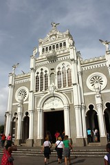 West façade, the Basilica of Nuestra Señora de los Ángeles / Fachada del oeste, La Basílica de Nuestra Señora de los Ángeles