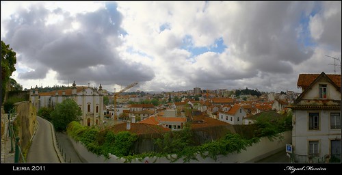 city cidade castle portugal town castelo leiria