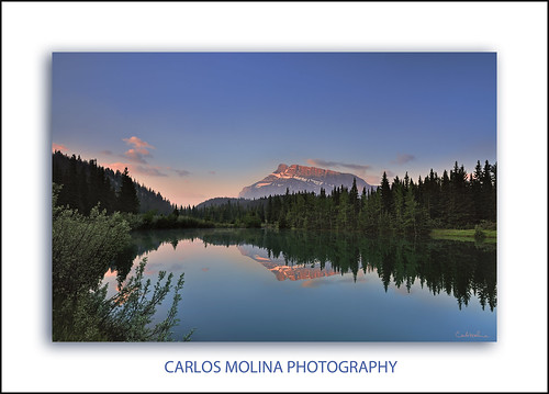 canada reflection sunrise tokina alberta mountrundle banffnationalpark carlosmolina nikond3x 1116mmf28 carlosmolinaphotography
