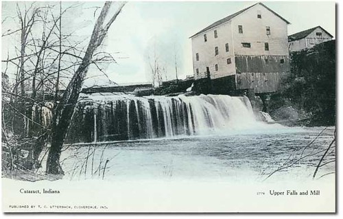 usa color history buildings barns indiana owencounty rivers streams mills businesses cataract hoosierrecollections